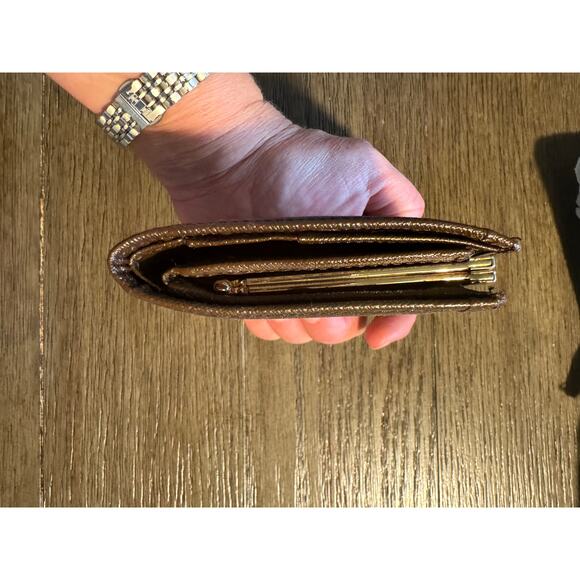 Burberry vintage Nova Check bi-fold wallet with clasp - Picture 4 of 7